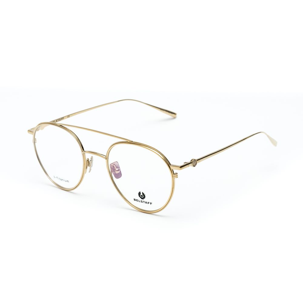 Belstaff Brille aus Titan mit Gold-Finish (Fassung)