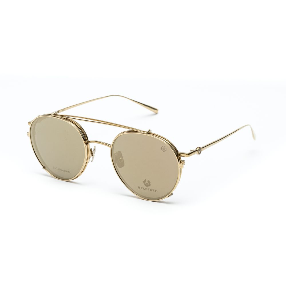Belstaff Brille aus Titan mit Gold-Finish (Fassung)