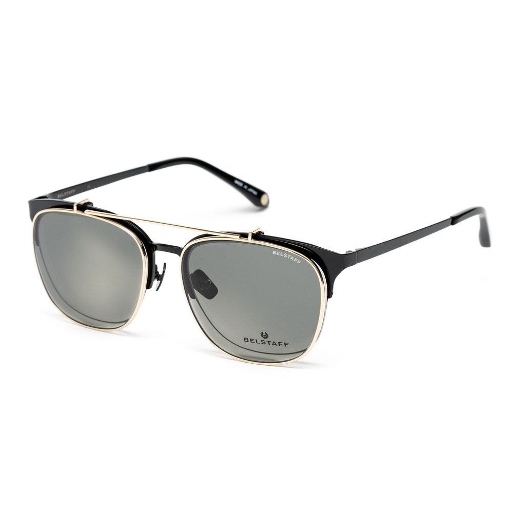 Belstaff Brille mit schwarzen Titan-Gestellen