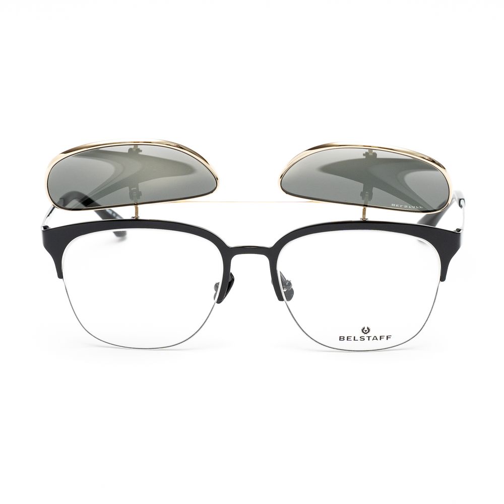 Belstaff Brille mit schwarzen Titan-Gestellen