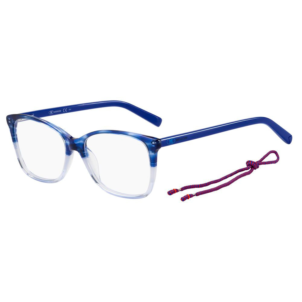 M Missoni Blaue Acetat-Brille (Gestelle)
