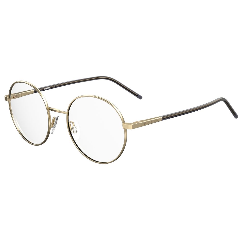 Love Moschino Brille aus Roségold-Metall (Fassung)