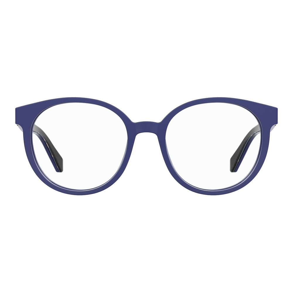 Love Moschino Blaue Acetat-Brillengestelle