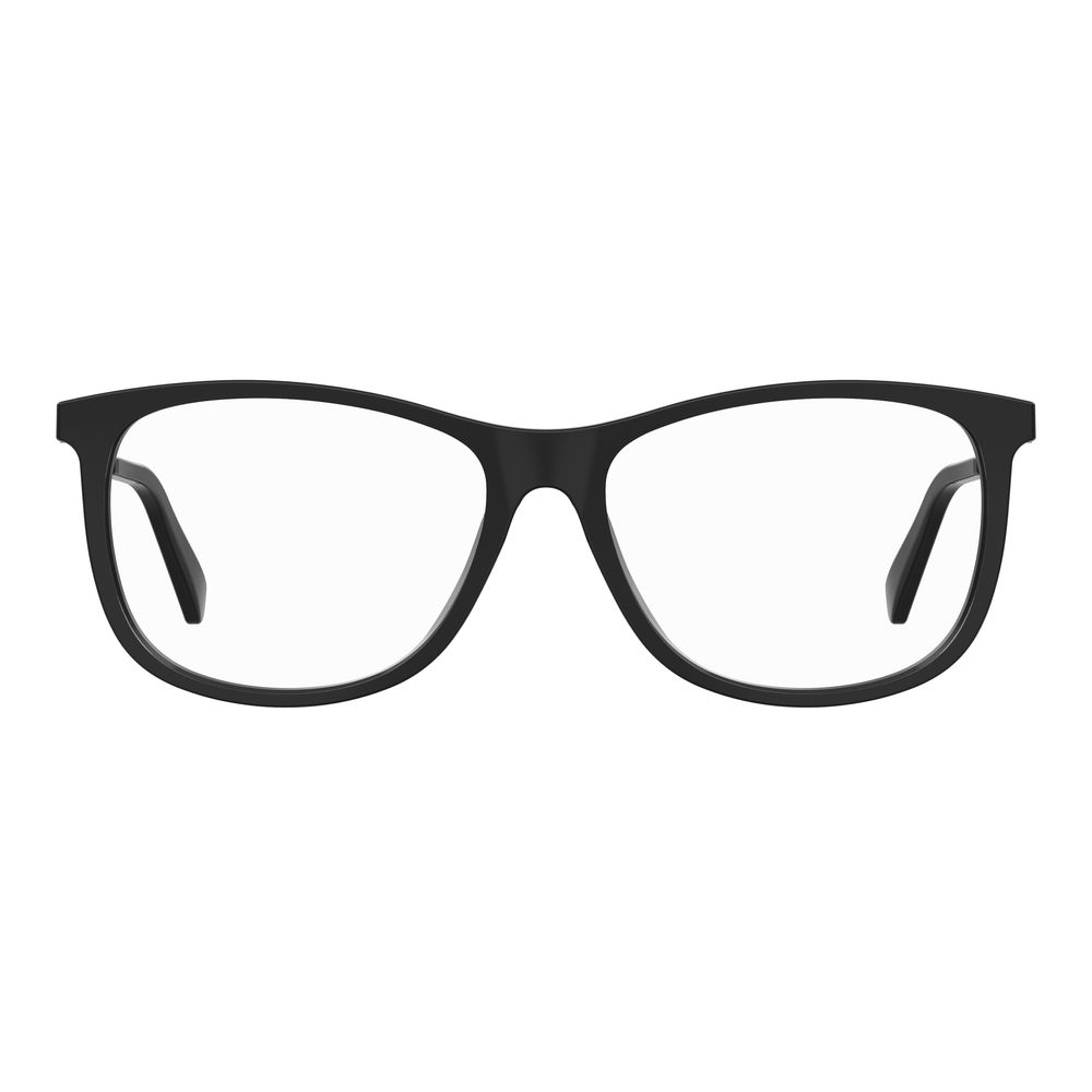 Love Moschino Schwarze Acetat-Brillengestelle