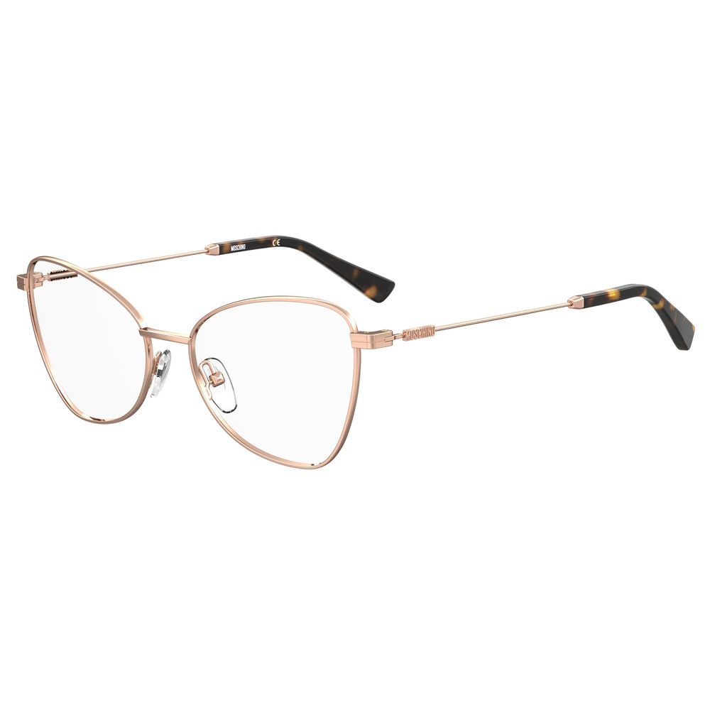 Moschino Goldene Metallbrillen (Gestelle)