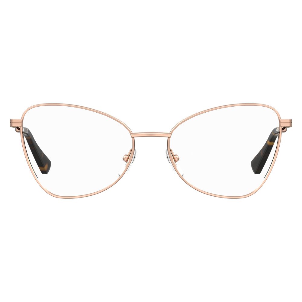 Moschino Goldene Metallbrillen (Gestelle)