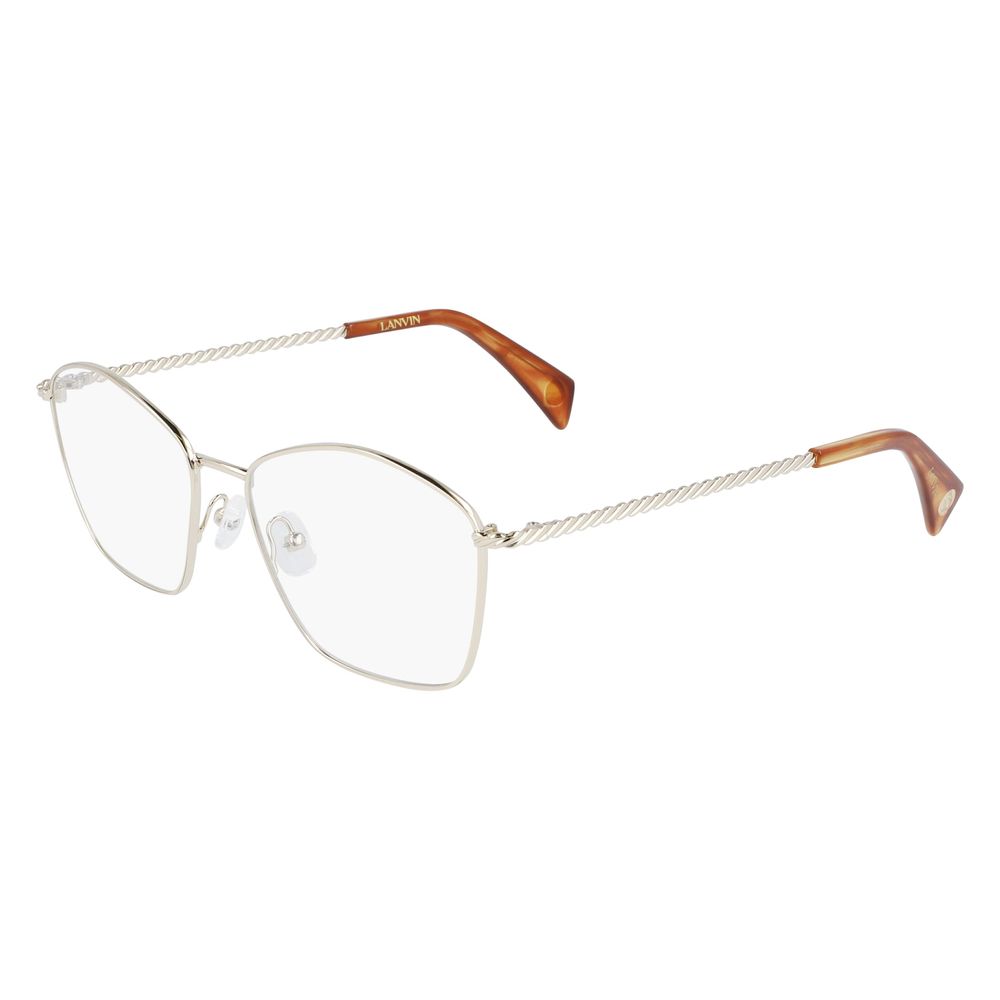 Lanvin Gelbe Metallbrille (Gestelle)