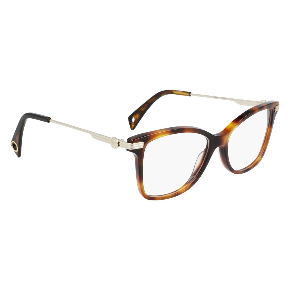 Lanvin Brillenrahmen aus braunem Acetat