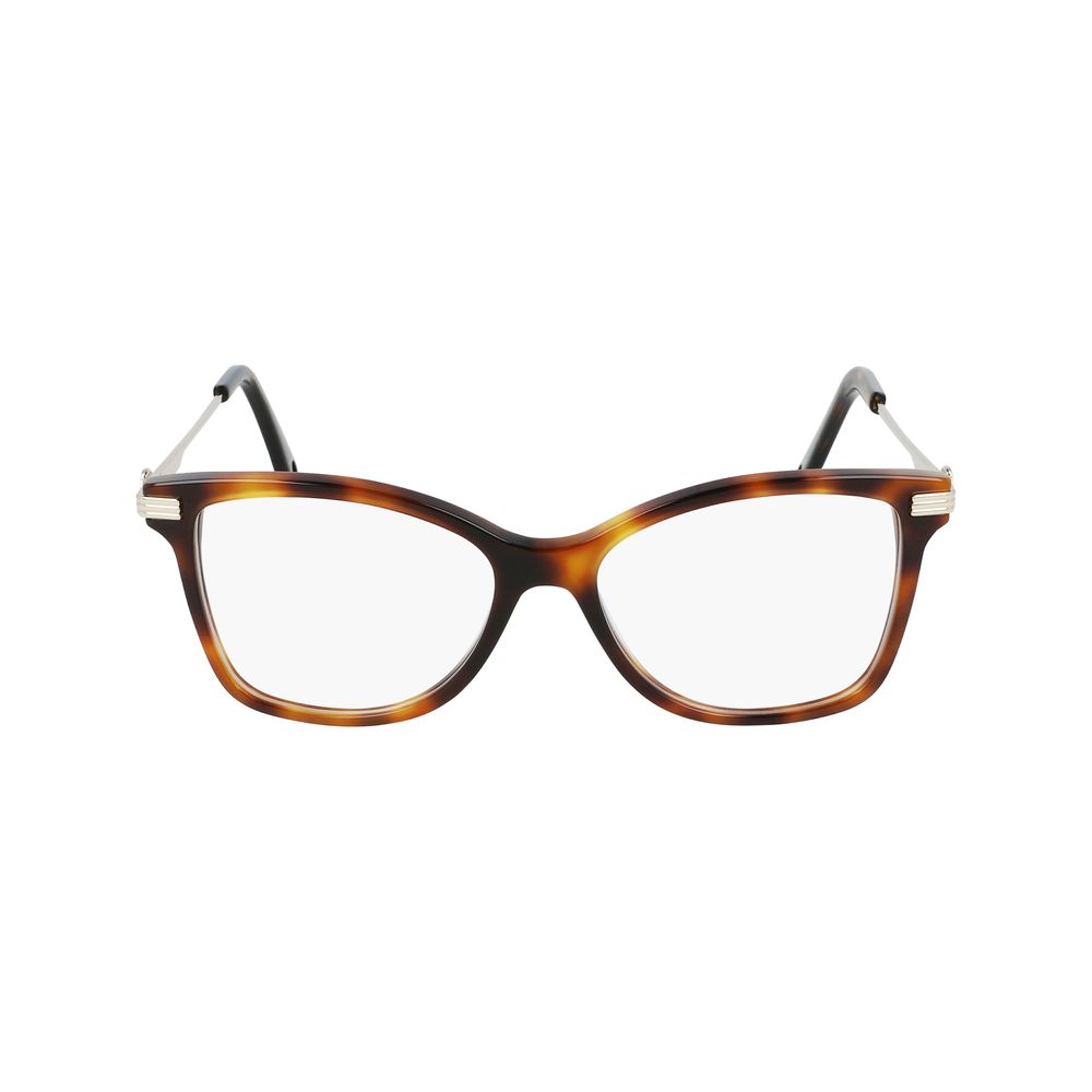 Lanvin Brillenrahmen aus braunem Acetat