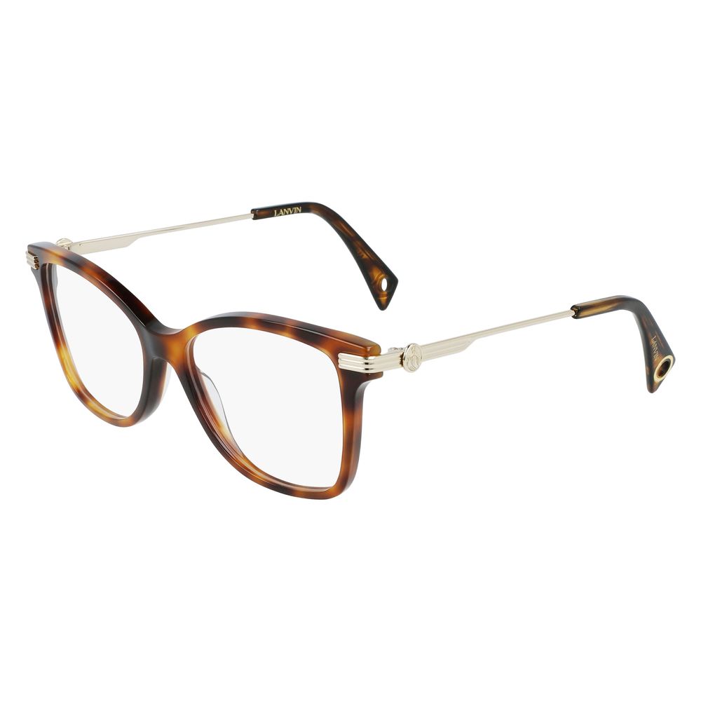 Lanvin Brillenrahmen aus braunem Acetat