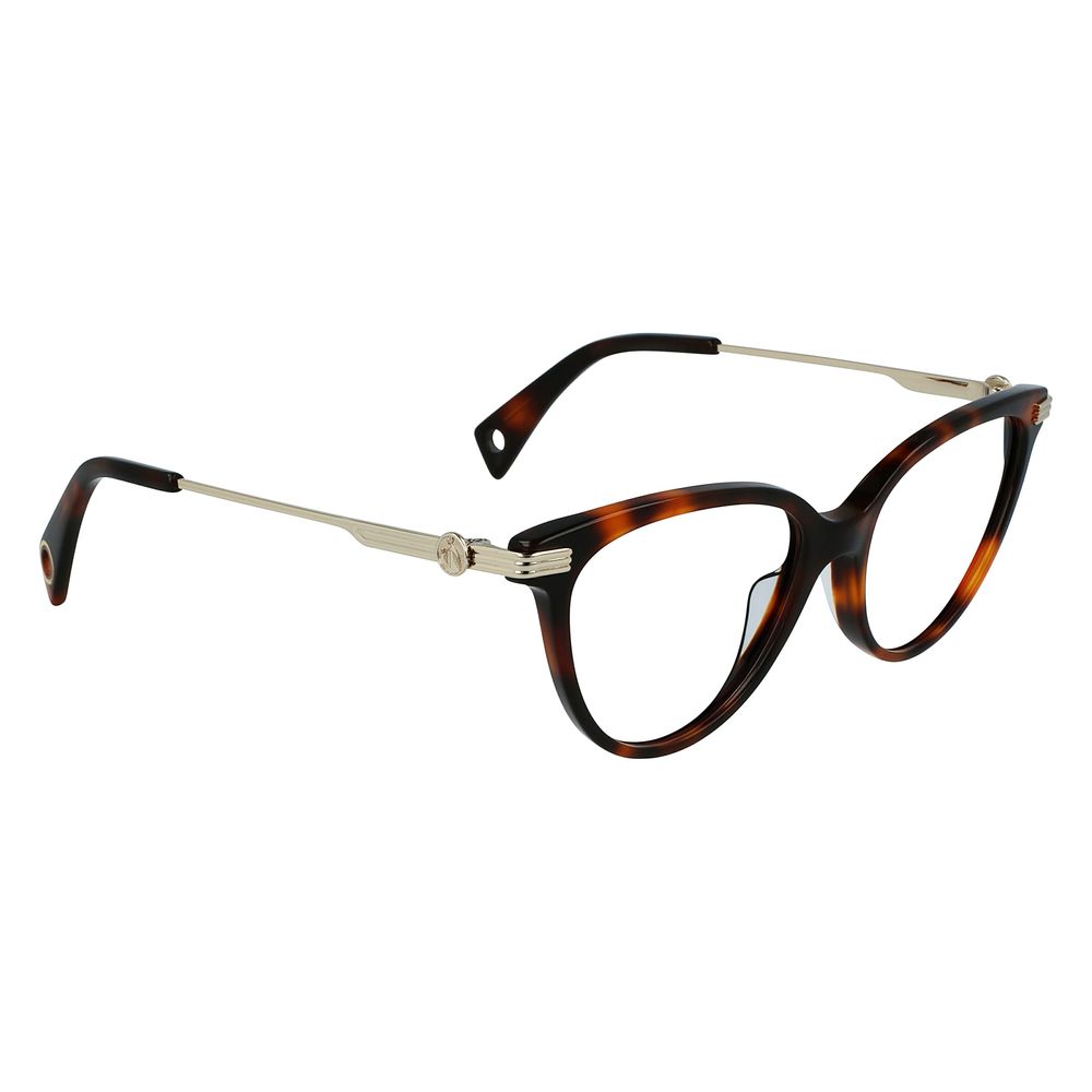 Lanvin Braune Acetat-Brillengestelle