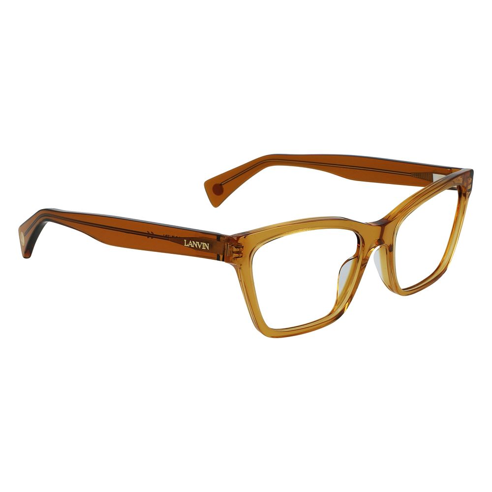 Lanvin Brillenrahmen aus braunem Acetat