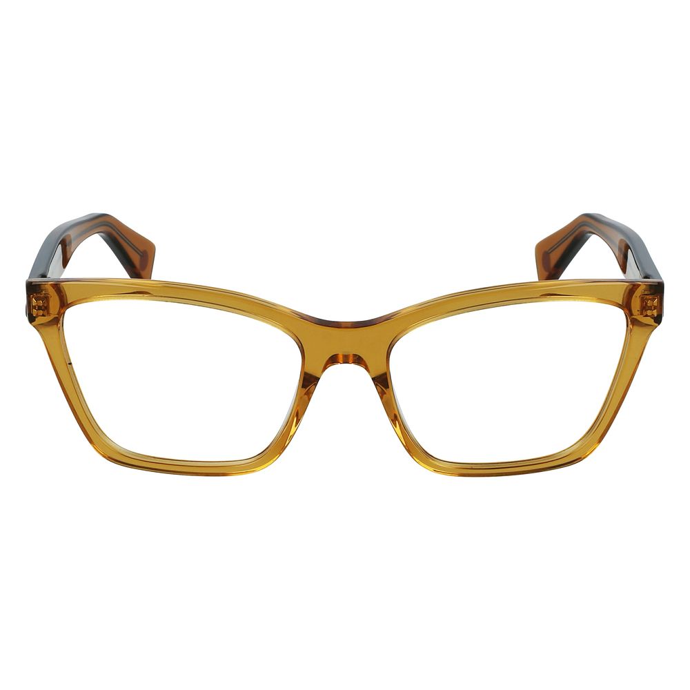 Lanvin Brillenrahmen aus braunem Acetat