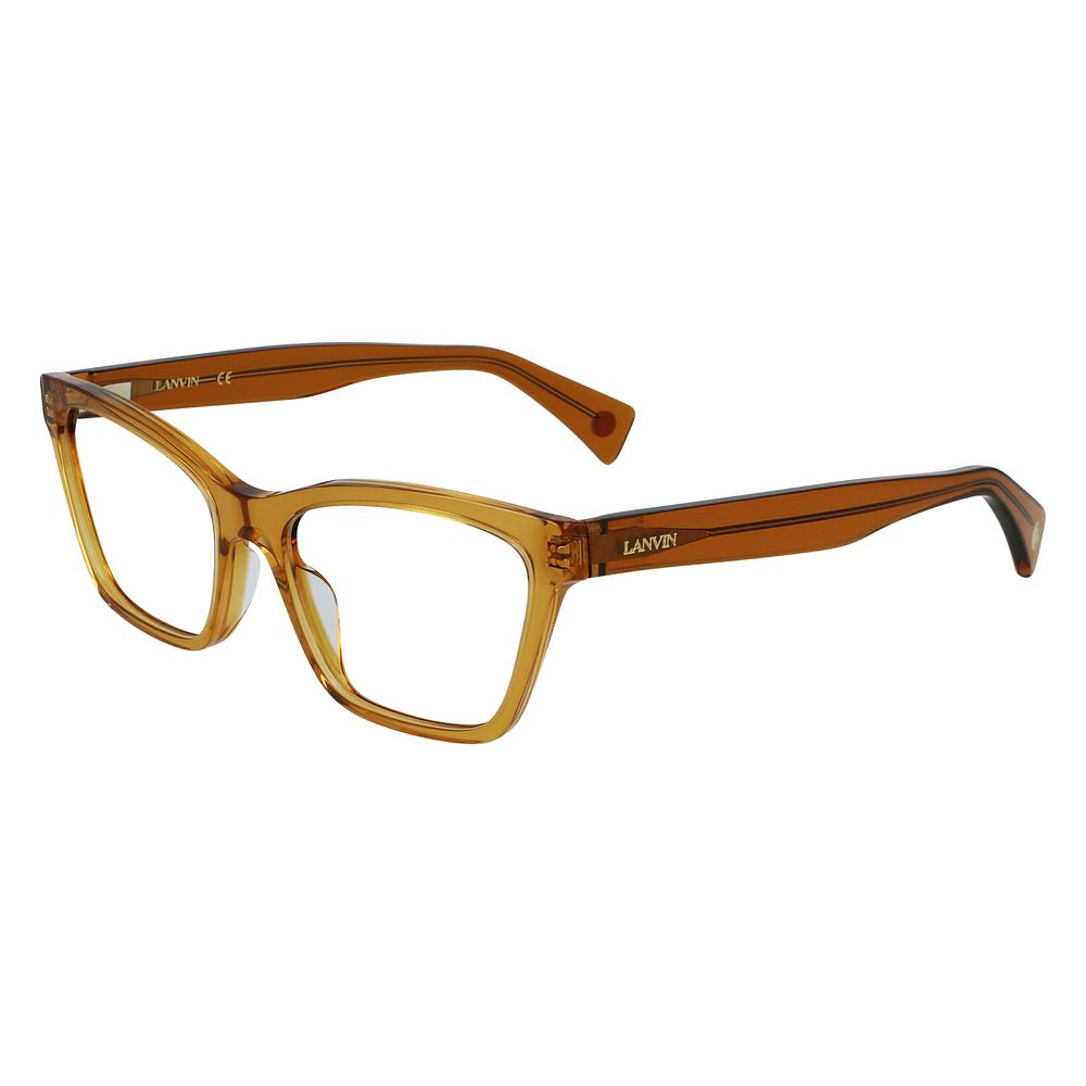 Lanvin Brillenrahmen aus braunem Acetat
