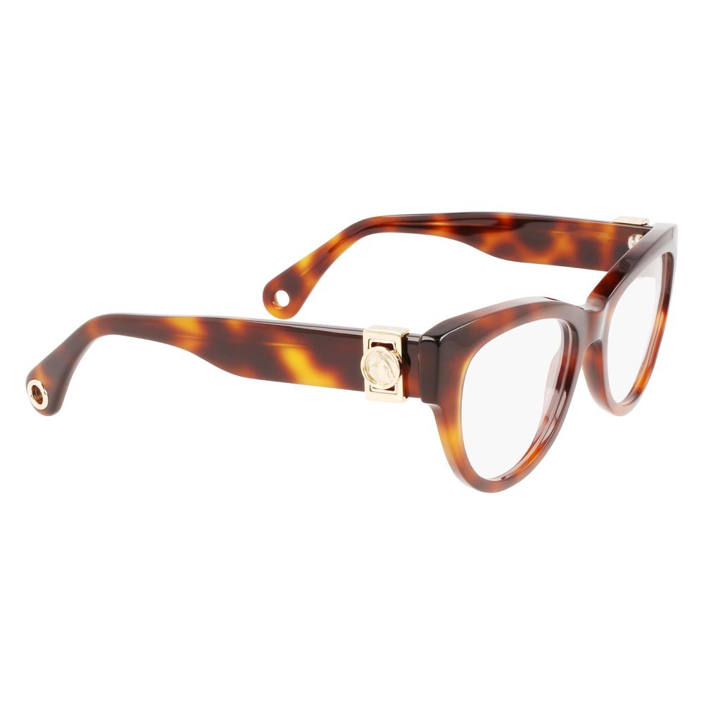 Lanvin brown acetate eyeglass frames