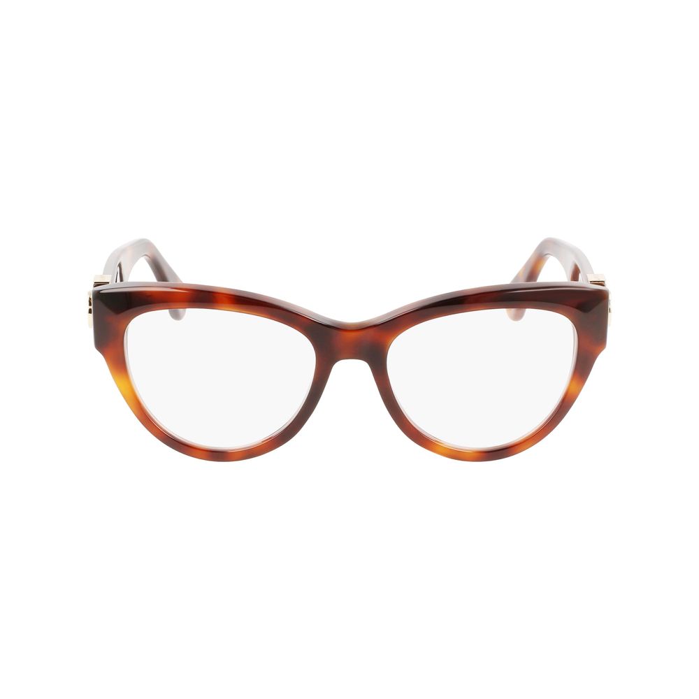Lanvin brown acetate eyeglass frames