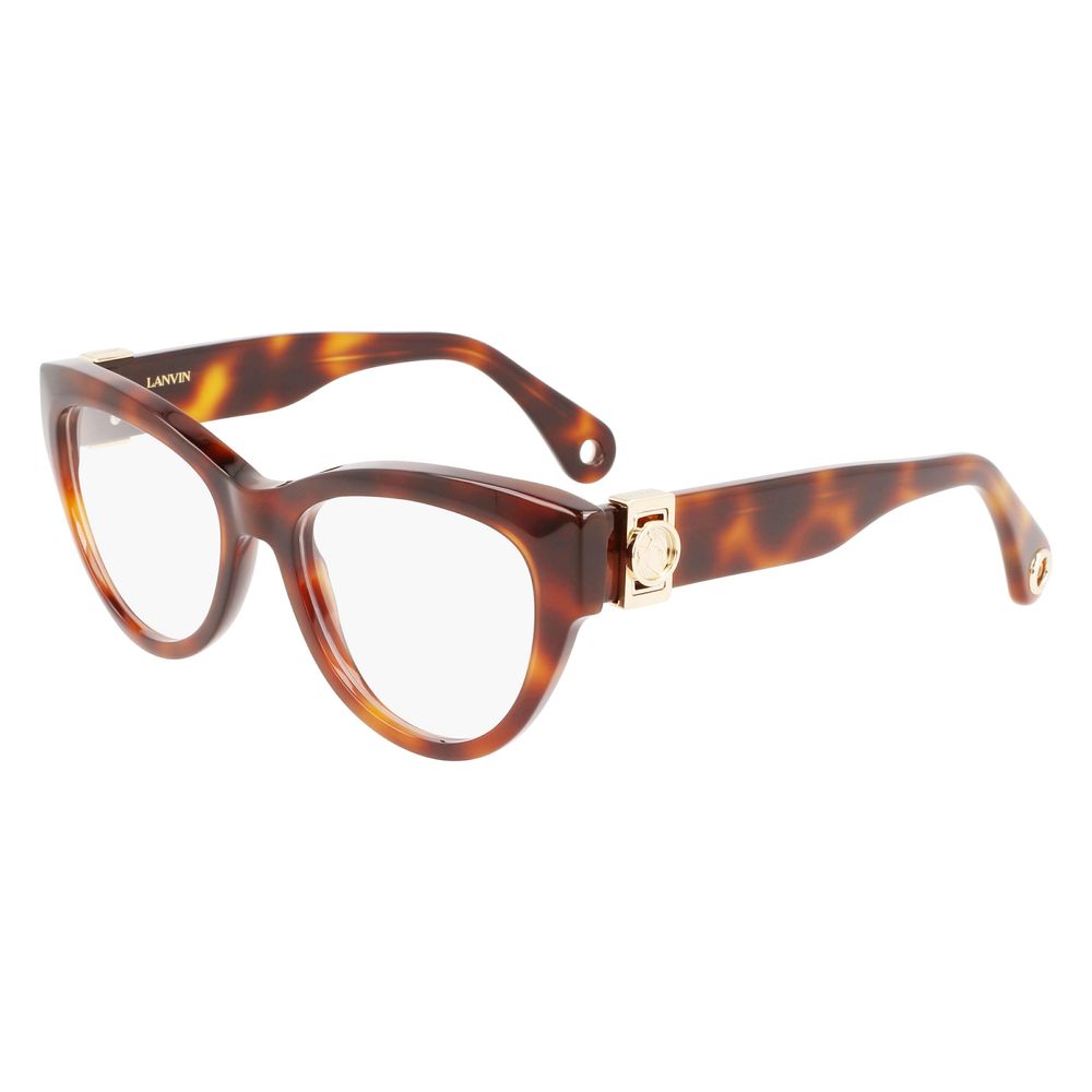 Lanvin brown acetate eyeglass frames