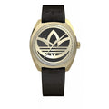 Adidas Black Leather Apparel Watch