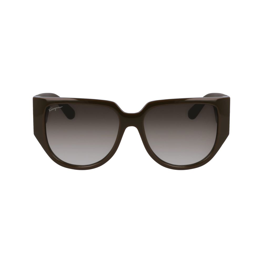 Ferragamo Green Bio-Injected Sunglasses