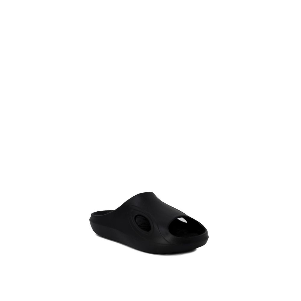 Antony Morato Schwarze Polyurethan-Slipper