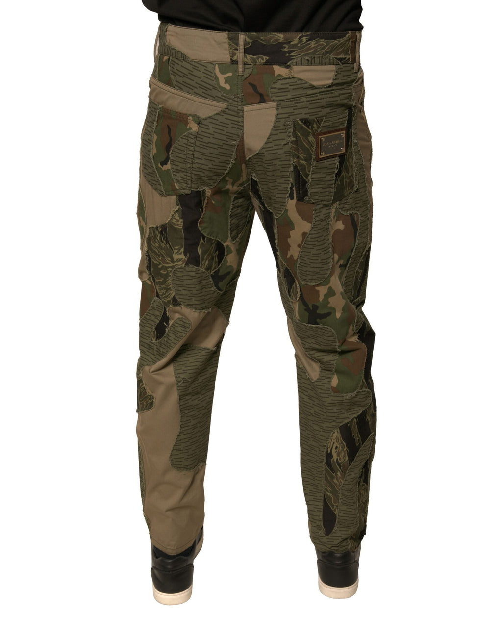 Dolce & Gabbana Multicolor Camouflage Baumwollhose