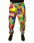 Dolce & Gabbana Multicolor Cotton Patchwork Men's Cargo Pants