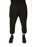 Dolce & Gabbana Schwarze Woll-Jogginghose Jogginghose