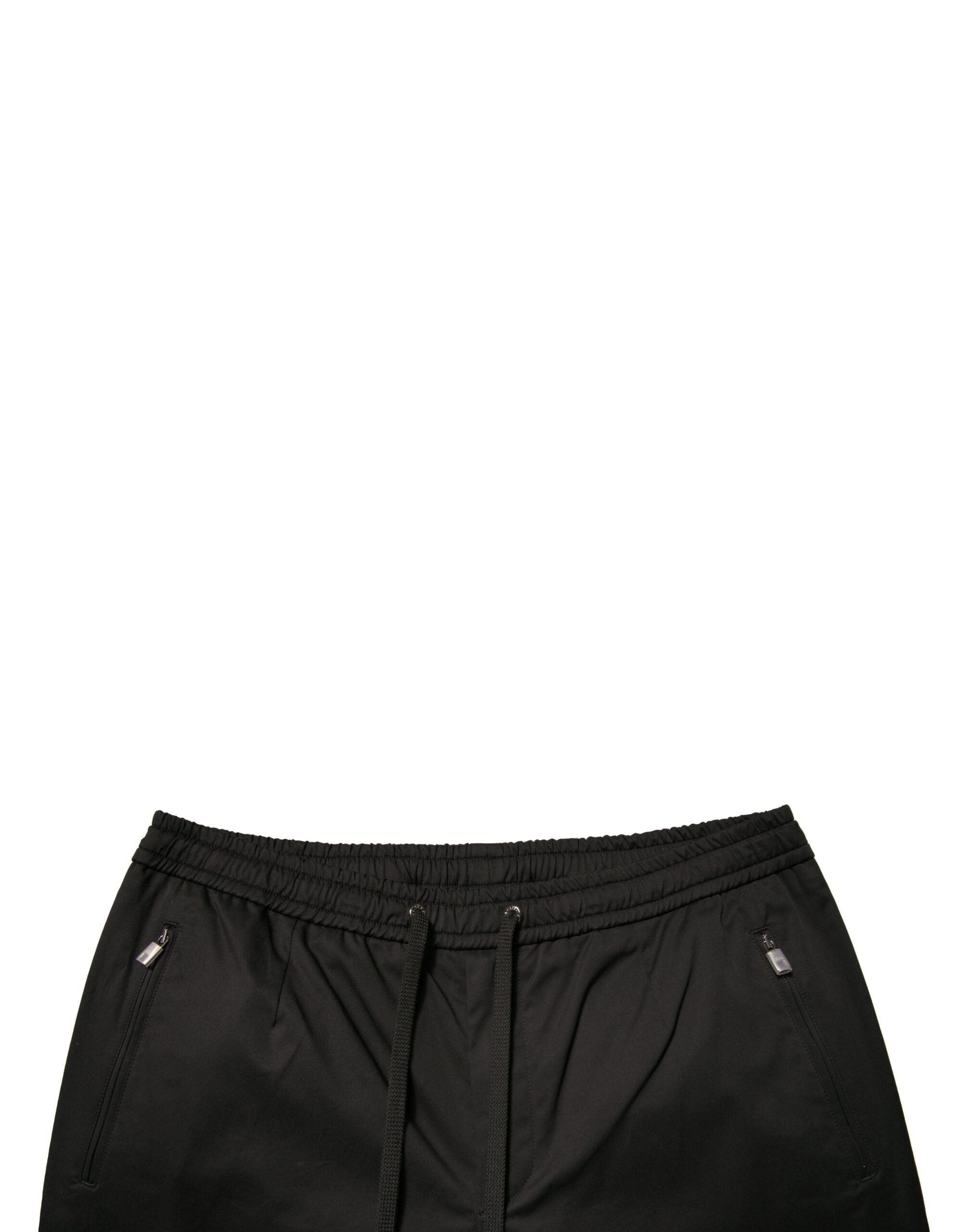 Dolce & Gabbana Black Cotton-Blend Jogger Sweatpants