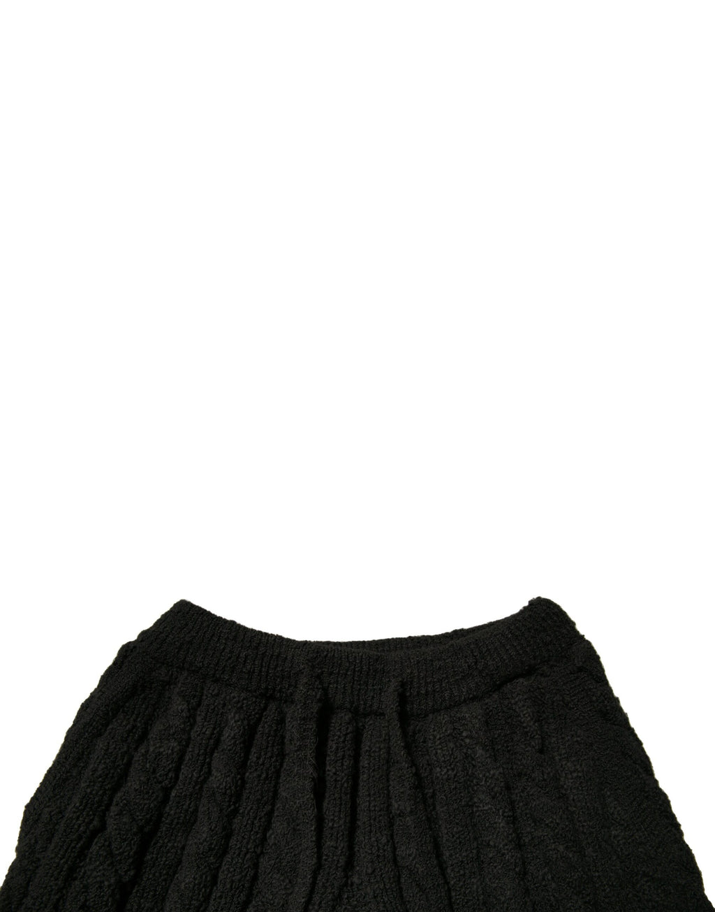 Dolce & Gabbana Black Skinny Wool Knit Trousers