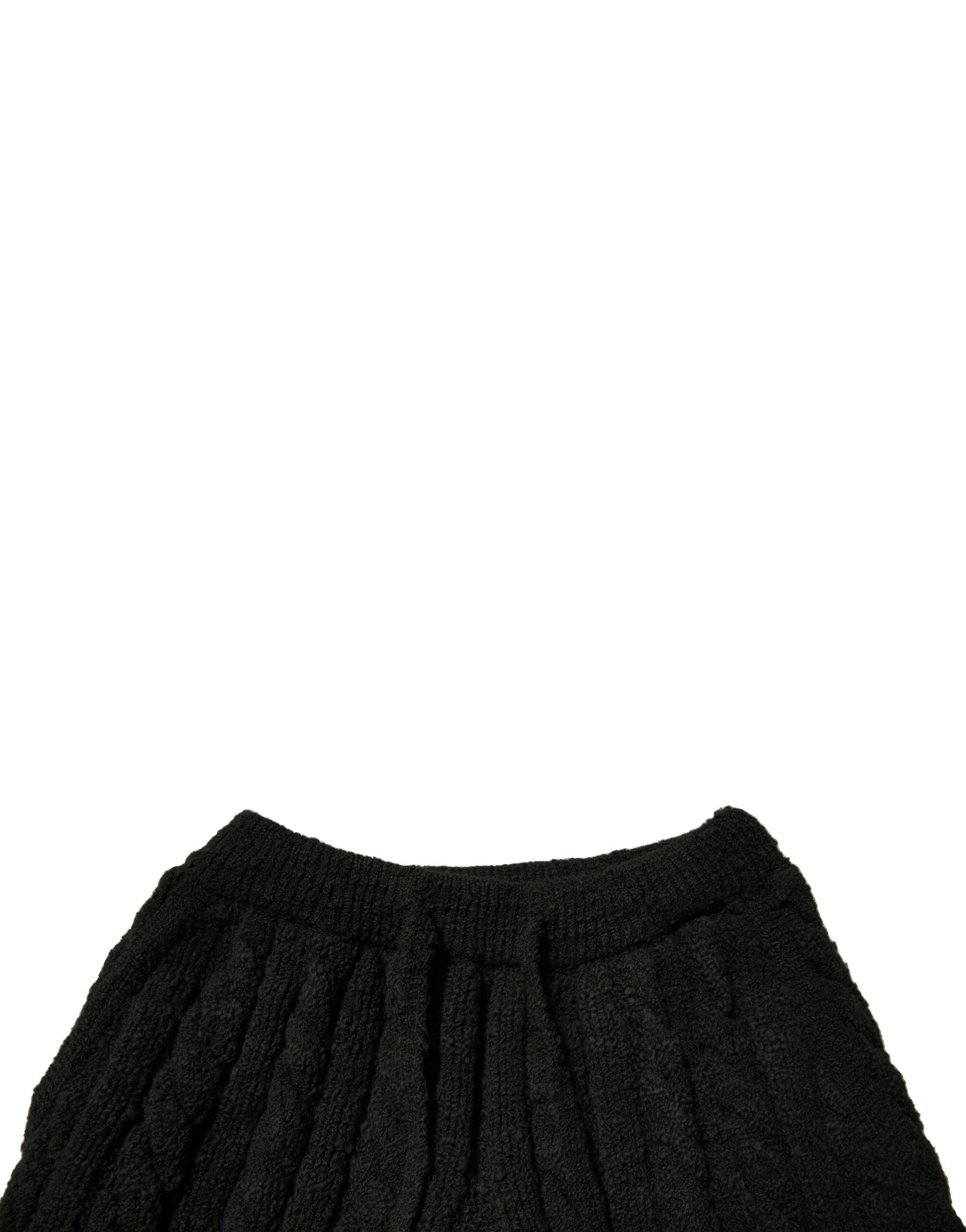 Dolce & Gabbana Black Skinny Wool Knit Trousers