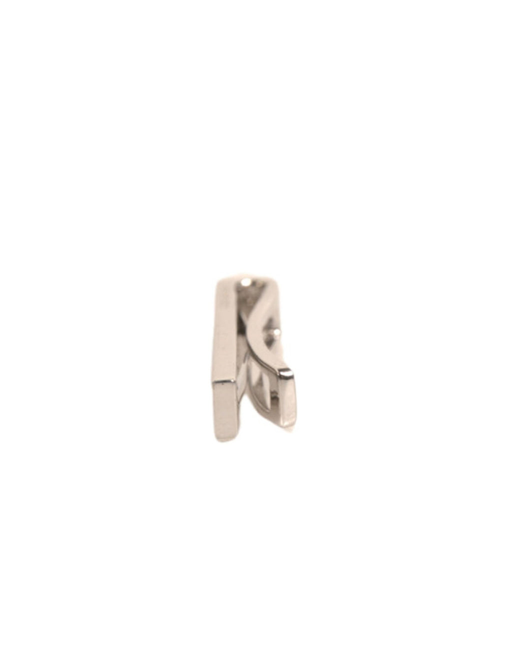 Dolce & Gabbana Silver-tone Brass Logo Tie Clip Bar