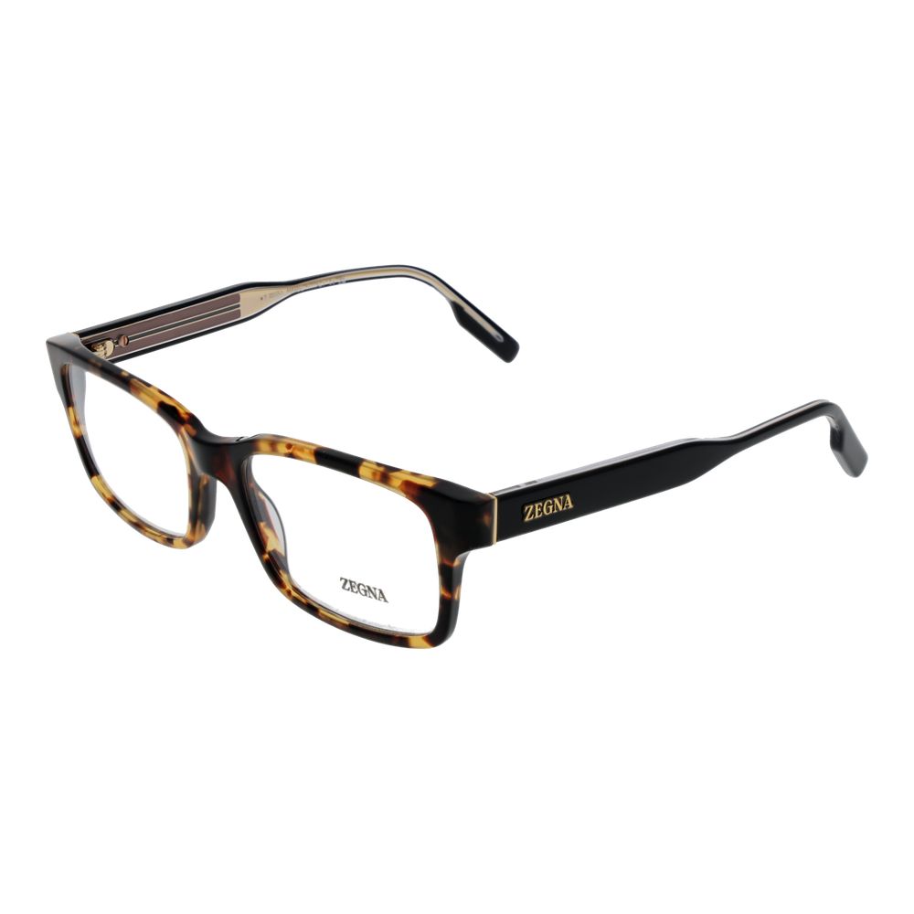 Ermenegildo Zegna Brillenrahmen aus braunem Acetat