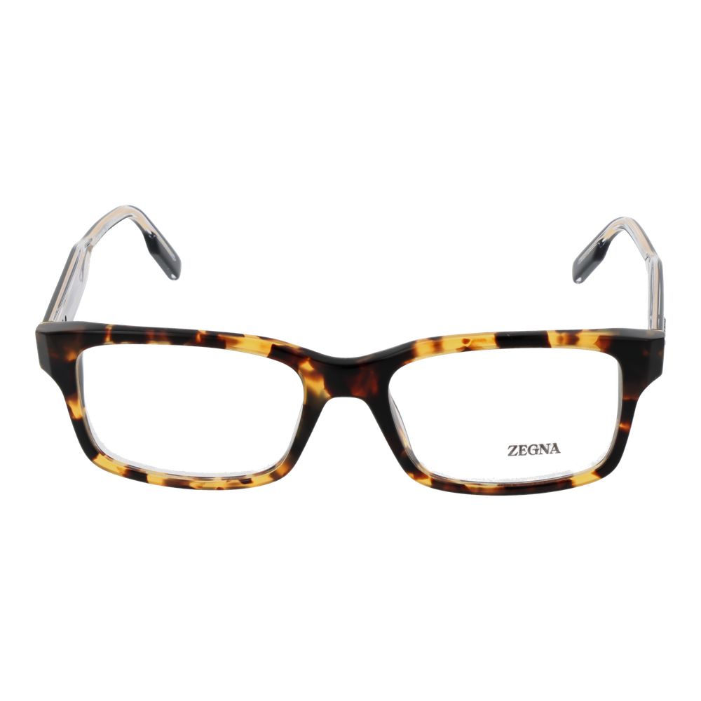 Ermenegildo Zegna Brillenrahmen aus braunem Acetat