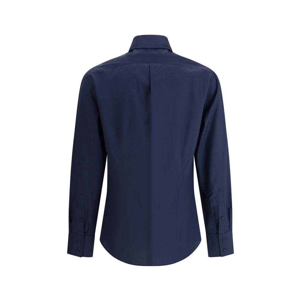 Brunello Cucinelli Cotton Shirt in Blue