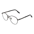 Ermenegildo Zegna Graue Titan-Brillenfassung