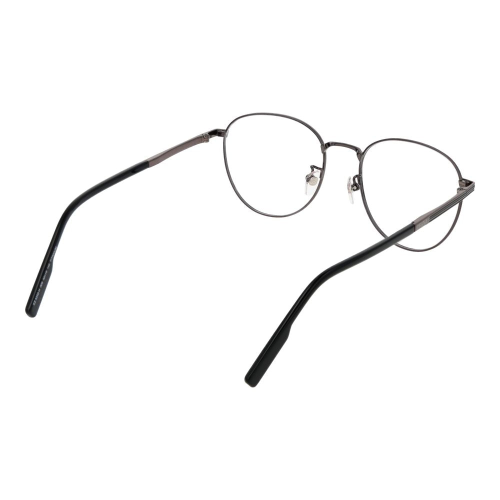 Ermenegildo Zegna Graue Titan-Brillenfassung