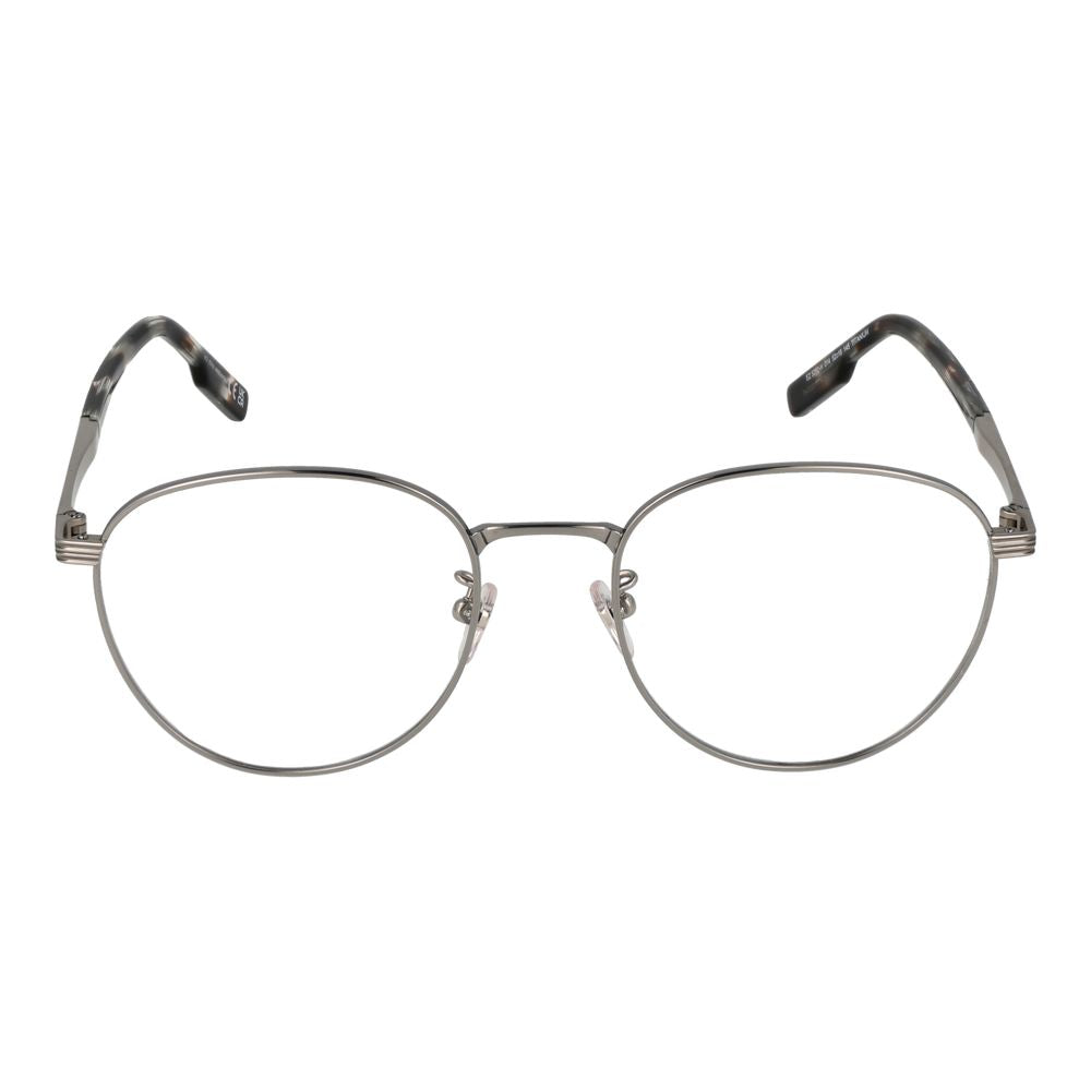 Ermenegildo Zegna Graue Titan-Brillenfassung