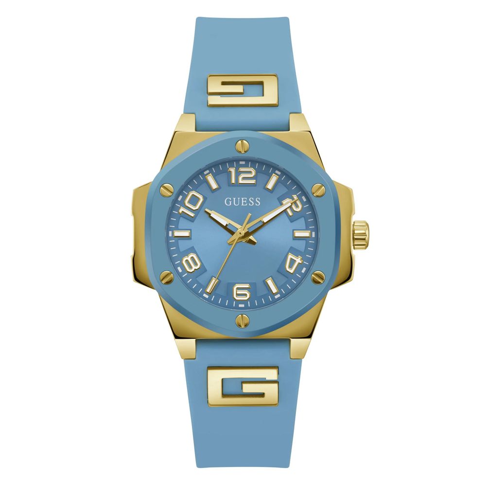 Guess Blaue synthetische Armbanduhr