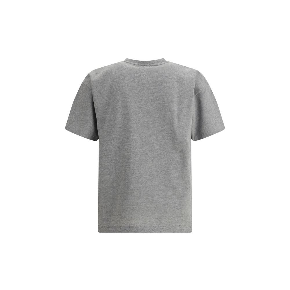 Saint Laurent Grey Oversized Cotton T-Shirt