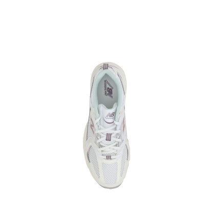 New Balance Weiße Leder Tier 3 Turnschuhe