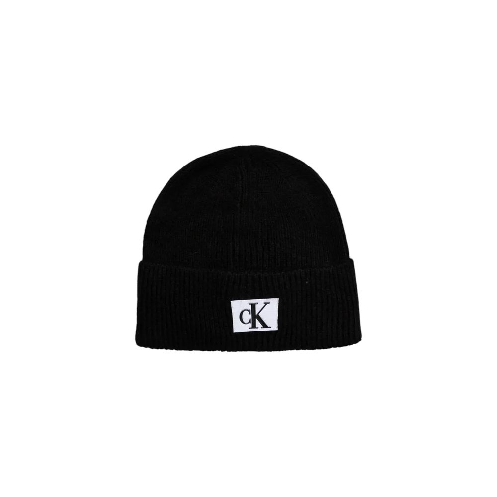 Calvin Klein Jeans Black Marabou Cap (Baseball Cap)