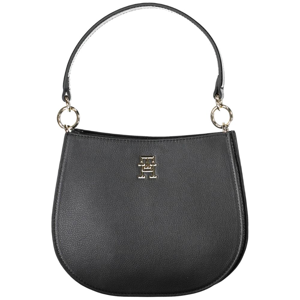 Tommy Hilfiger Schwarze Polyester-Handtasche