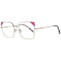 Emilio Pucci Brille mit roségoldenem Metall- und Kunststoffrahmen