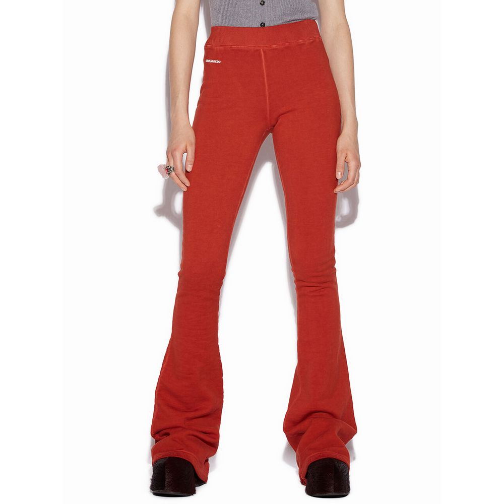 Dsquared² Red Cotton Joggers