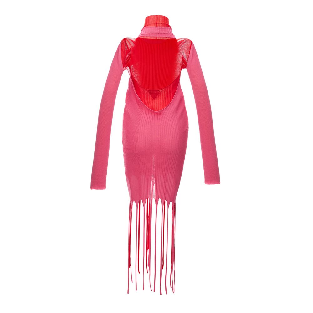 Bottega Veneta Rosa Baumwollkleid für jeden Tag