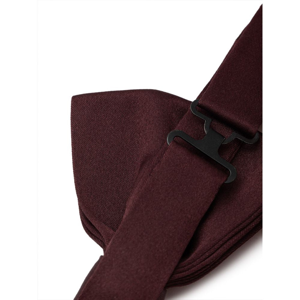 Dolce & Gabbana Seidenfliege in Burgunderrot