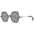 Yohji Yamamoto Sonnenbrille aus schwarzem Metall & Kunststoff