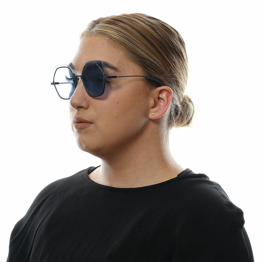 Yohji Yamamoto Grey Metallic Sunglasses with Plastic Details