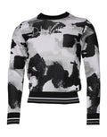 Dolce & Gabbana Multicolor Camouflage Crew Neck Men's Sweater Pullover