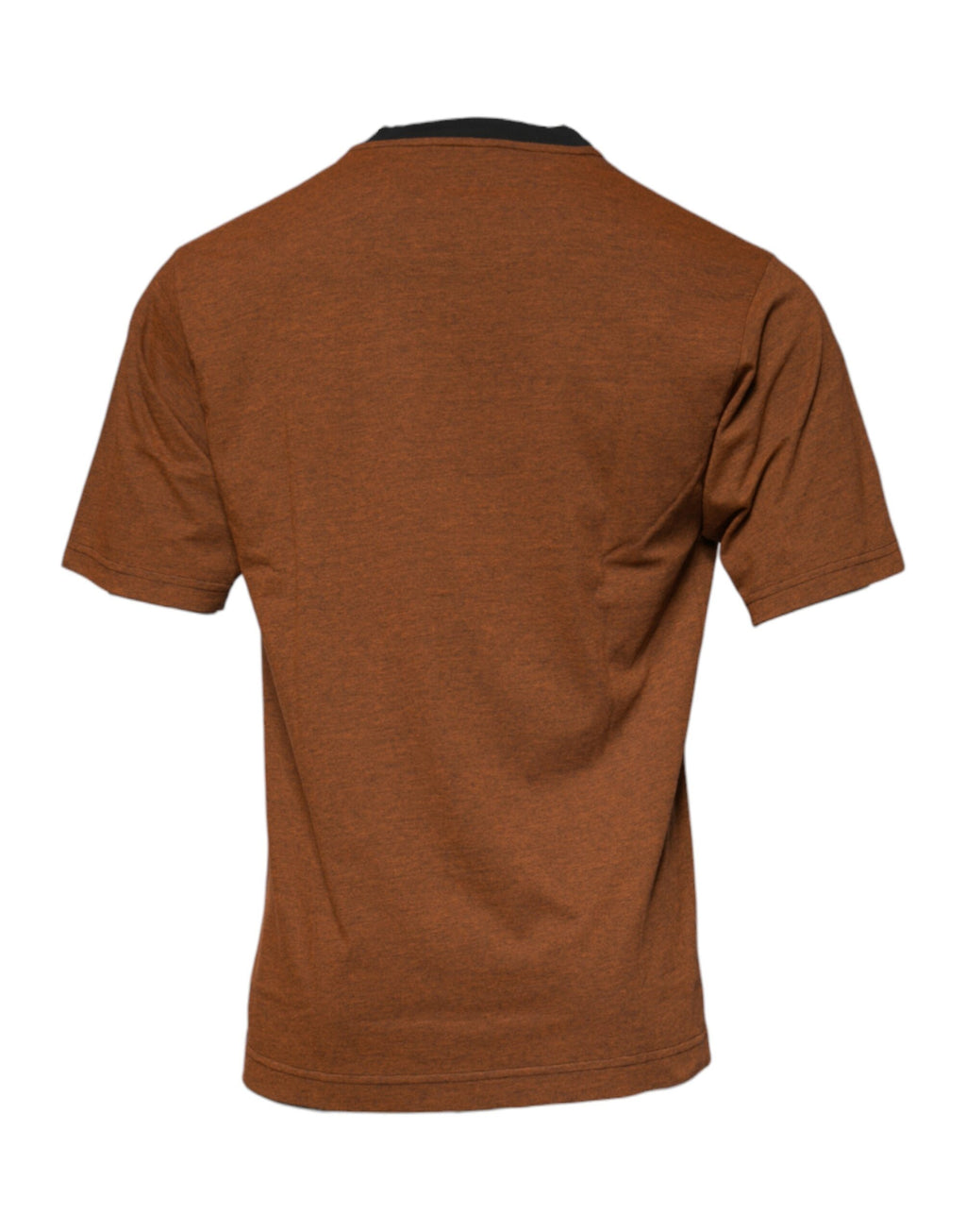 Dolce & Gabbana Brown DG Logo Crew Neck Polyester T-Shirt